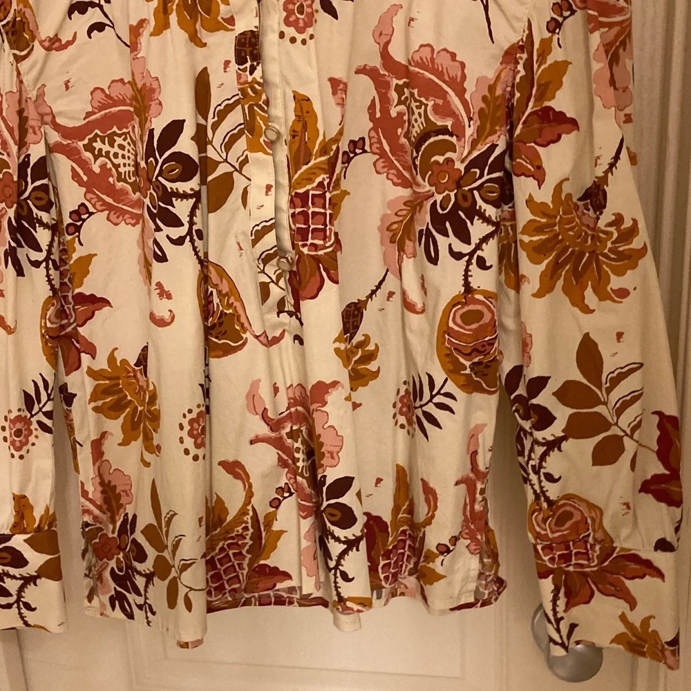 Floral Print Women's Blouse